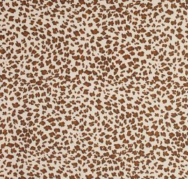 Úplet žoržetový zvířecí vzor světle hnědý