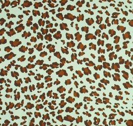 Úplet žoržetový zvířecí vzor jasně zelená