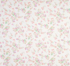 Úplet piké květy oranžovohnědé