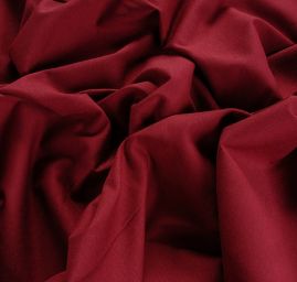 Úplet pletenina bavlna vínové barvy