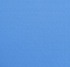 Pletenina s plastickým vzorem vlnek modrá