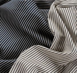 Bavlna pružná tisk proužky oboustranná