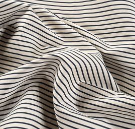 Bavlna pružná tisk proužky oboustranná