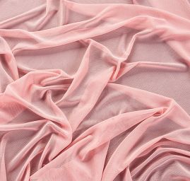 Tyl jemný pružný šíře 150 cm starorůžový