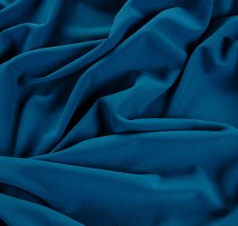 Pletenina úplet scuba crepe oboustranný tyrkys