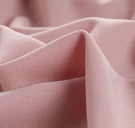 Pletenina úplet scuba crepe oboustranný pastel starorůžová