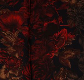 Hedvábný žoržet kupón květy