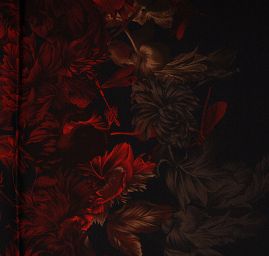 Hedvábný žoržet kupón květy