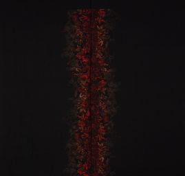 Hedvábný žoržet kupón květy