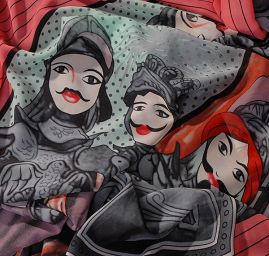 Śála rytířky růžovočervená