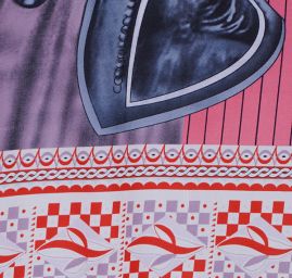 Śála rytířky růžovočervená II.jakost