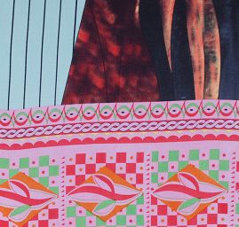 Exkluzivní šála rytířky tyrkys