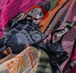 Śála rytířky růžová