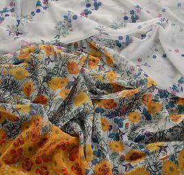 Žoržet rozkvetlá louka bordura