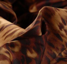 Pružná bavlněná látka zvířecí motiv