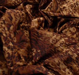 Pružná bavlněná látka zvířecí motiv