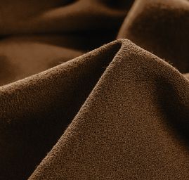 Šatový žoržet čokoládově hnědá