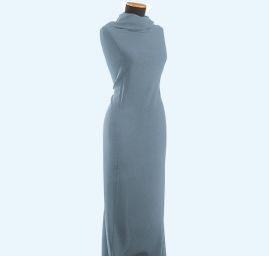 Šatový žoržet modrý