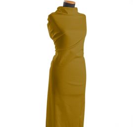 Bavlněná pružná látka olivová