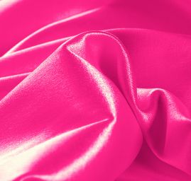 Satén pružný hladký fuchsiová