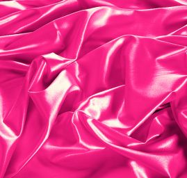 Satén pružný hladký fuchsiová