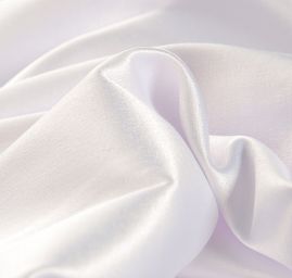 Satén pružný hladký smetanový