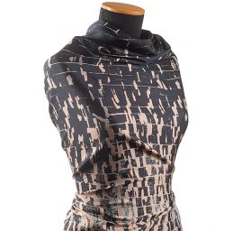 Efektní žakárová látka taft kupón