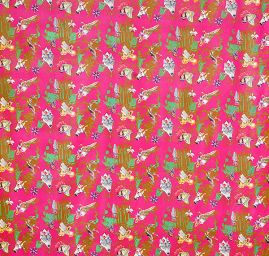 Exkluvzivní samet avantgardní vzor malý růžový podklad