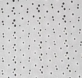 Vyšívaná látka madeira velké květy