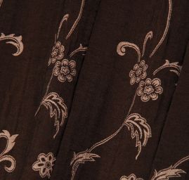 Žakárová látka hnědo/béž II.jakost