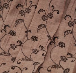 Žakárová látka hnědo/béž II.jakost