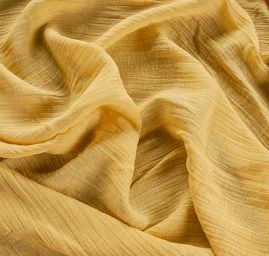 Bavlna organtýn okrové barvy