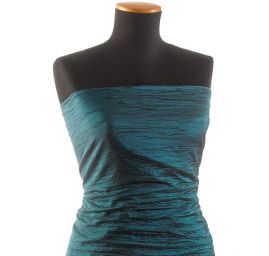 Taft kreš plastický šanžán tyrkys-černý