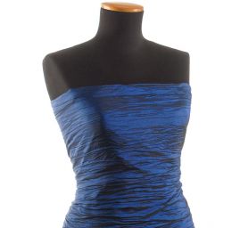 Taft kreš plastický šanžán modrý-černý