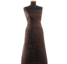 Taft kreš plastický tm hnědý