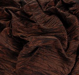 Taft kreš plastický tm hnědý