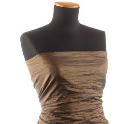 Taft kreš plastický šanžán zlato-černý