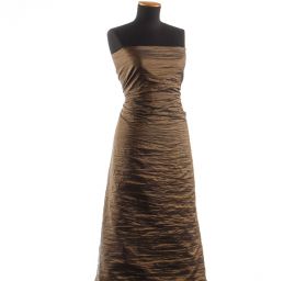 Taft kreš plastický šanžán zlato-černý