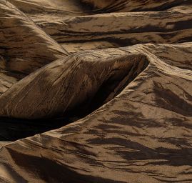 Taft kreš plastický šanžán zlato-černý