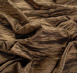 Taft kreš plastický šanžán zlato-černý