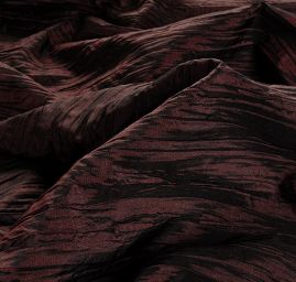 Taft kreš plastický šanžán bordo-černý