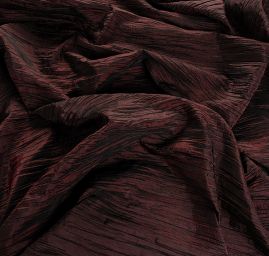 Taft kreš plastický šanžán bordo-černý