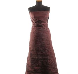 Taft kreš plastický šanžán vínovočerný