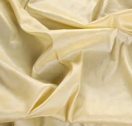 Taft hladký pastel šampáň