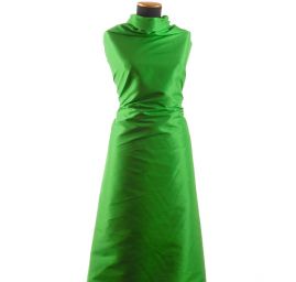 Taft hladký zelený