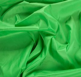 Taft hladký zelený