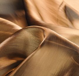 Organza hladká lesklá šanžán zelená-černá