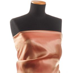 Organza hladká lesklá šanzánov zlatohnedá