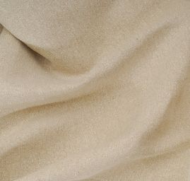 Buretové hedvábí režné barvy smetanové nopky