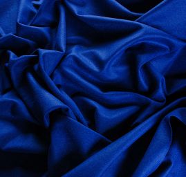 Vlněná pletenina s příměsí lamí vlny modrá